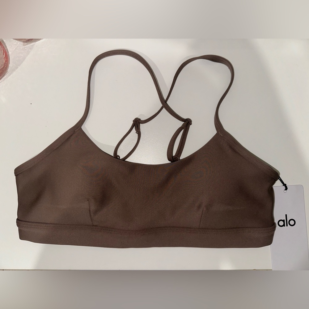 ALO Yoga Brown Sports Bra Intimates & Sleepwear